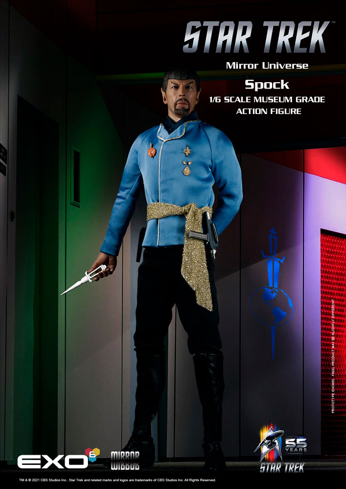 Pre-Order EXO-6 Star Trek Mirror Universe Spock Sixth Scale Figure